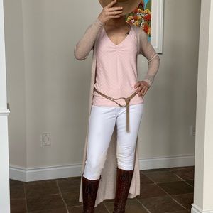 WHBM shell pink tank